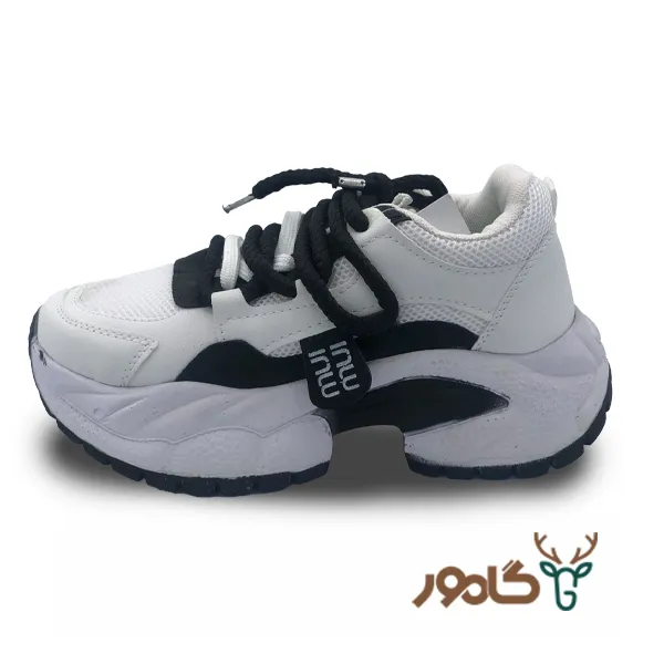 میو-ارکا-سفید-مشکی کتونی میو آرکا