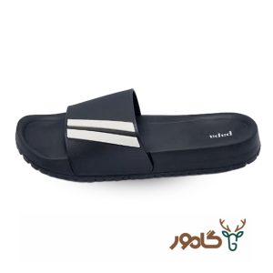 دمپایی مردانه دوخط رئال مشکی